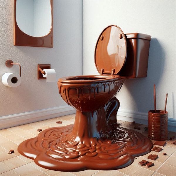 The Sweet Sensation of a Chocolate-Inspired Toilet: A Unique Bathroom Experience