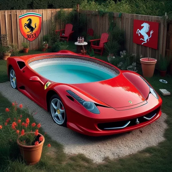 Ferrari Inspired Pool: Redefining Luxury in Aquatic Design