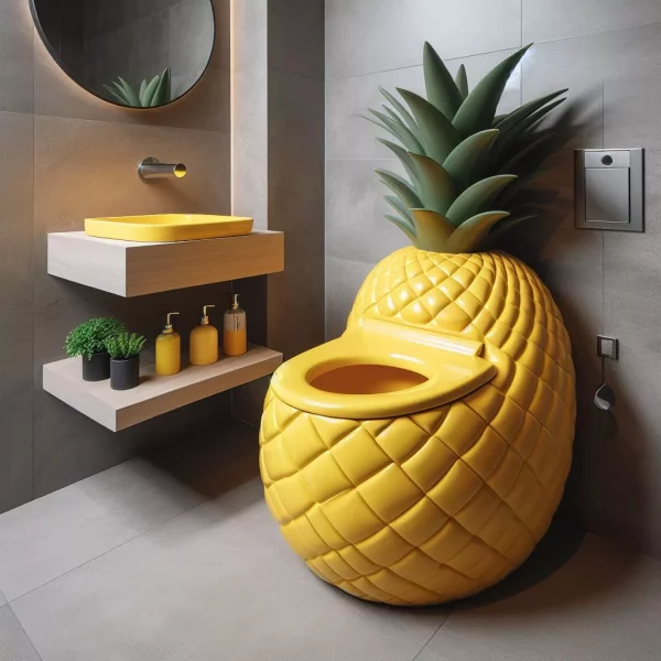 Exploring the Whimsical World of Fruit-Shaped Toilets