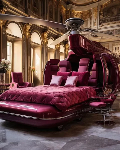 The Extravagance of Helicopter Bedding: A Symbol of Luxury