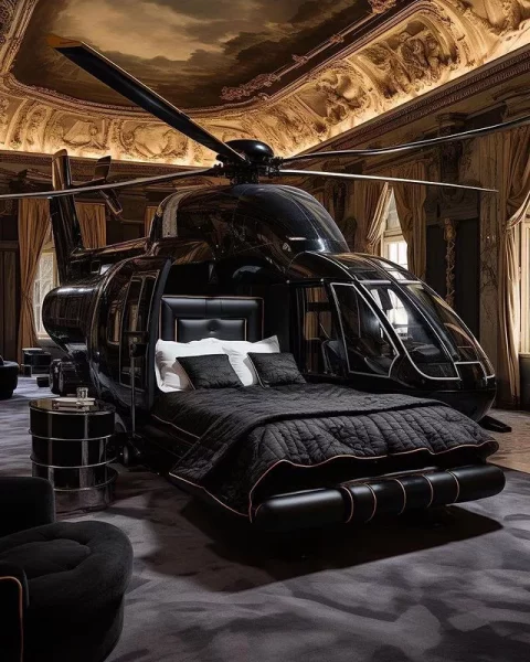 Creating a Luxurious Bedroom with Helicopter Bed Designs