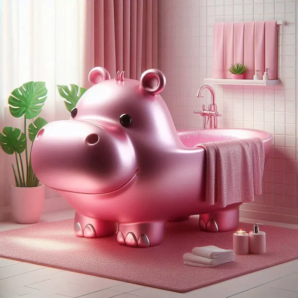 Hippo Shape Bathtub: A Fun and Functional Addition to Your Bathroom