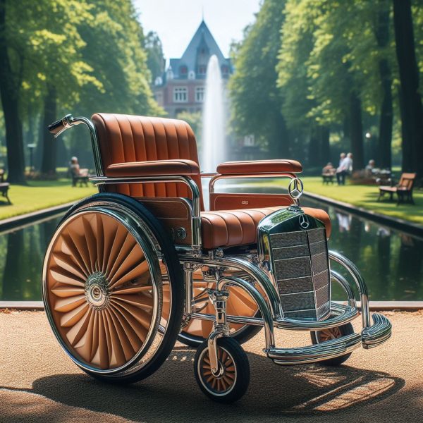 Mercedes-Inspired Wheelchair: Redefining Mobility with Innovation and Luxury