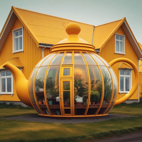 Teapot-Shaped Greenhouse: A Unique Blend of Charm and Functionality