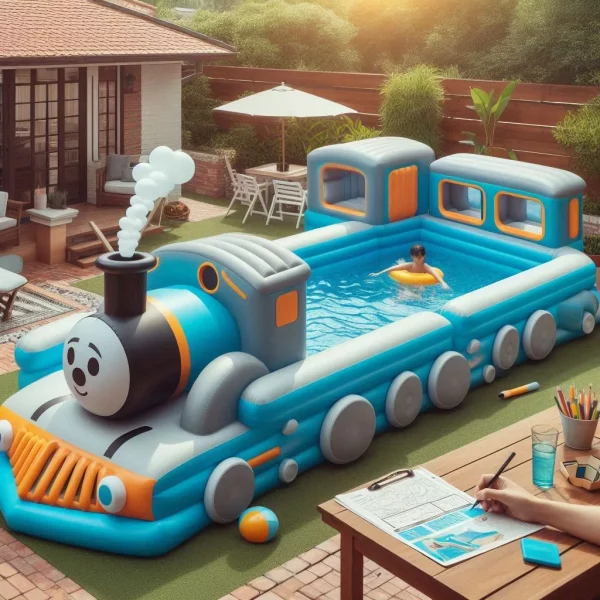 The Appeal of Train Shape Inflatable Pools