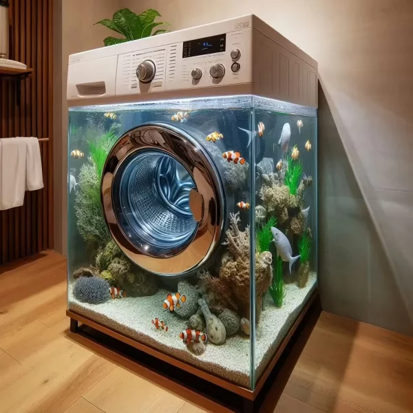 Aquarium Inspired Washing Machine: A Splash of Innovation in Home Appliances