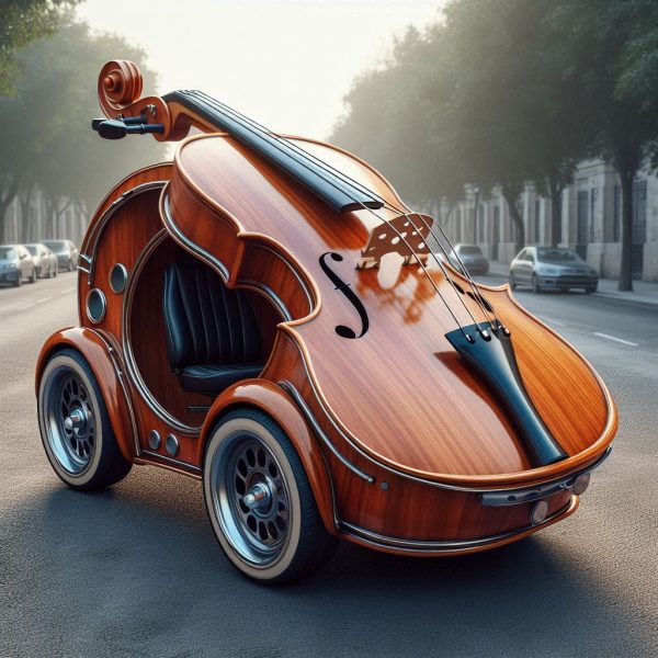 The Cello-Inspired Car: Harmonizing Art and Engineering on the Road