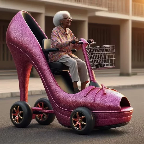 High Heel Mobility Scooter: Fashion Meets Functionality on Wheels