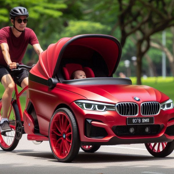 BMW Integrated Bicycle Stroller: Merging Luxury, Innovation, and Convenience