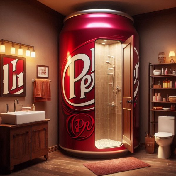 Soft Drink Can Shaped Bathroom: A Refreshing Twist on Bathroom Design