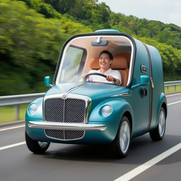 The Concept Behind the Suitcase-Shaped Car