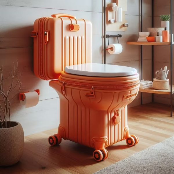 Suitcase Shaped Toilets: A Unique Fusion of Travel and Functionality