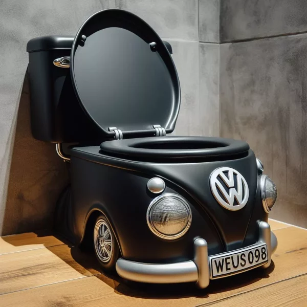 Volkswagen Shaped Toilet: A Fusion of Retro Style and Modern Functionality