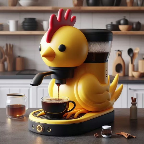 The Quirky Charm of a Chicken-Shaped Coffee Maker: A Fun Twist to Your Kitchen