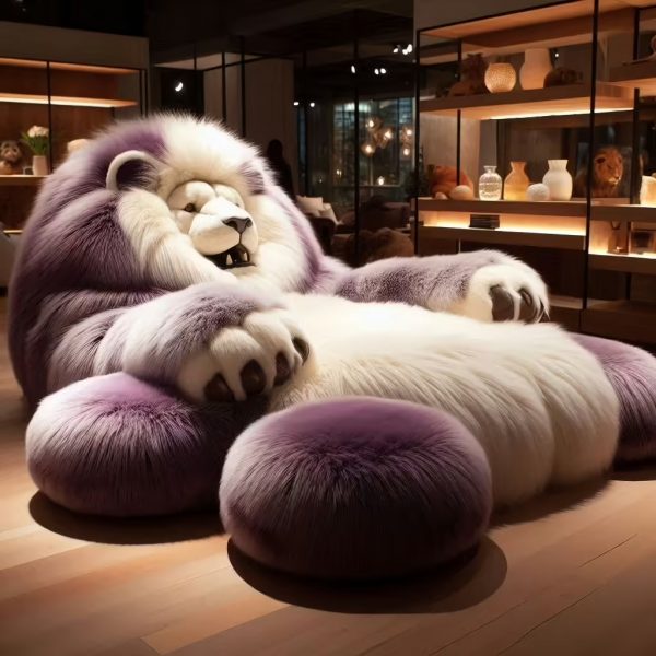 Giant Lion Loungers: Embrace Comfort with a Roaring Statement