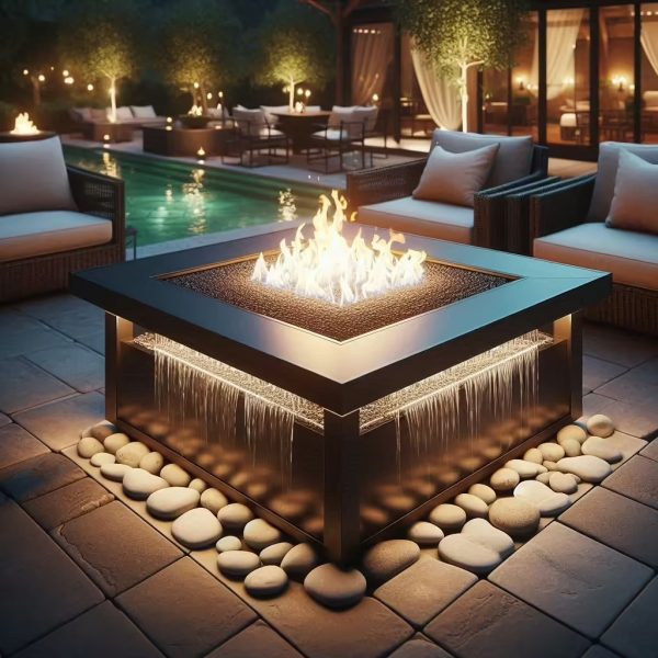 Materials for Waterfall-Shaped Fire Pit Tables