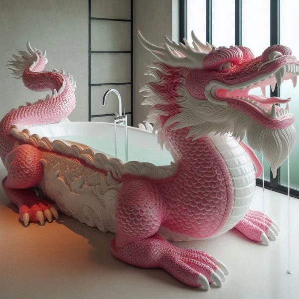 Unveiling the Mystique of Dragon-Shaped Bathtubs: Where Art Meets Functionality