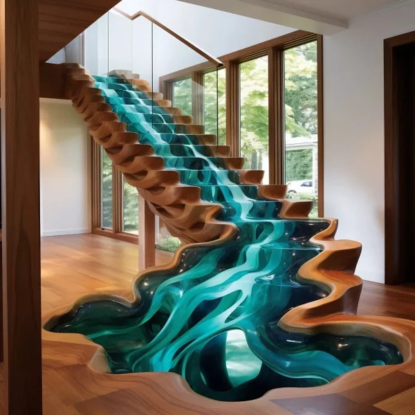 1. What is an Epoxy River Staircase?