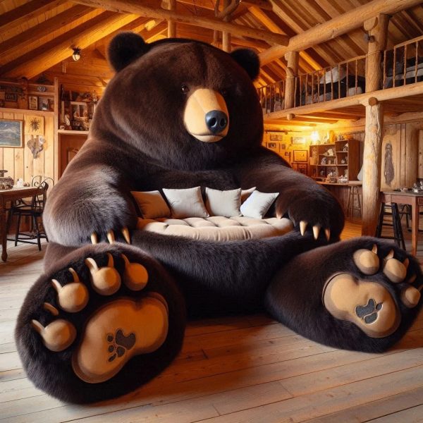 Giant Bear-Shaped Loungers: A Unique Fusion of Comfort and Whimsy