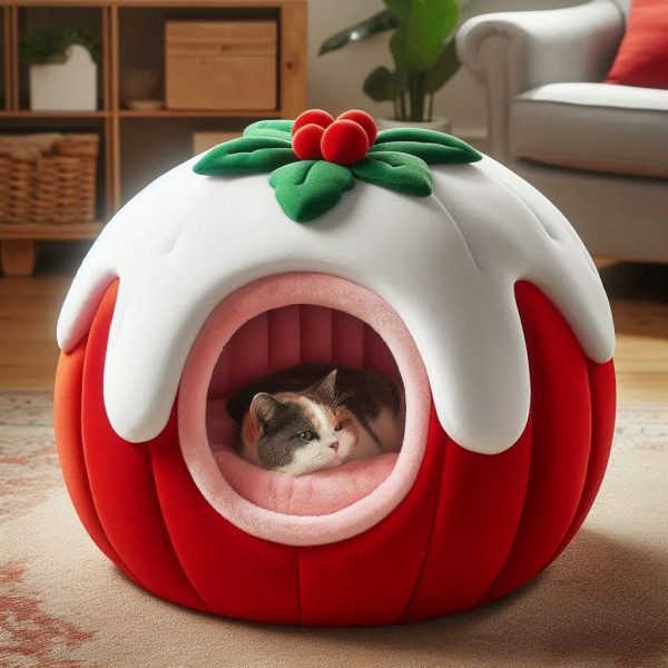 The Giant Christmas Pudding Pet Bed: A Festive and Unique Treat for Your Furry Friends