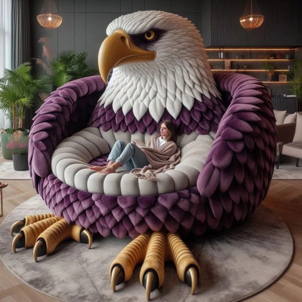 Giant Eagle-Shaped Loungers: Soaring Comfort and Style