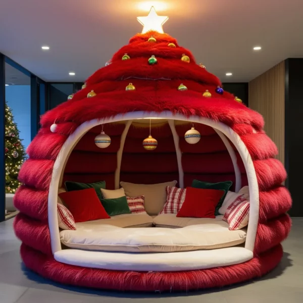 What is a Christmas Tree Lounging Den?