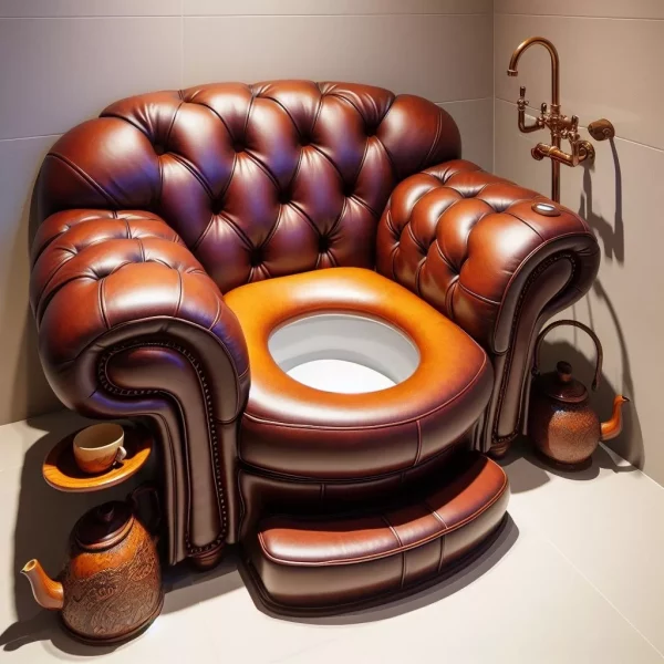 Leather Toilet Design: A Unique Blend of Luxury and Functionality for Modern Interiors