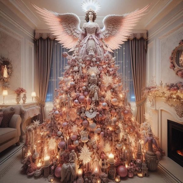 The Angel-Shaped Christmas Tree: A Heavenly Touch for the Holiday Season