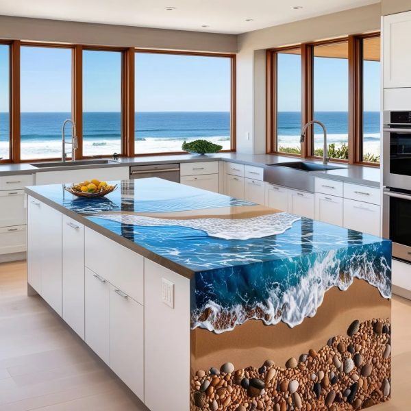 What Makes an Epoxy Scene Kitchen Island Unique?