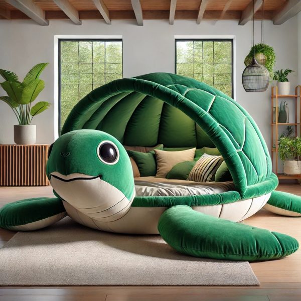 Giant Turtle Lounger: A Blend of Comfort, Creativity, and Coastal Charm