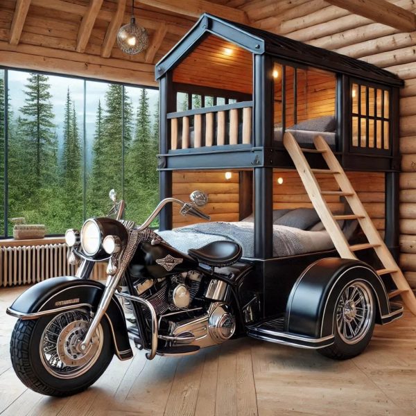 Rev Up Your Home Decor with the Harley Davidson Bunk Bed