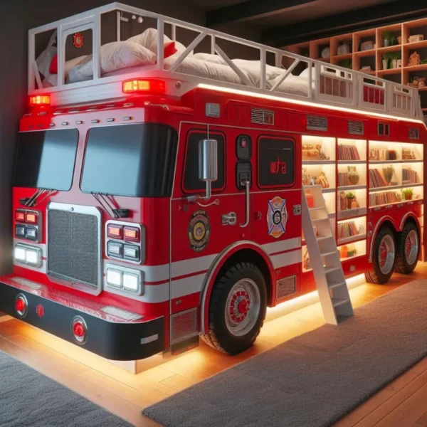 Firetruck Kids Bunk Bed: The Ultimate Fusion of Fun and Functionality